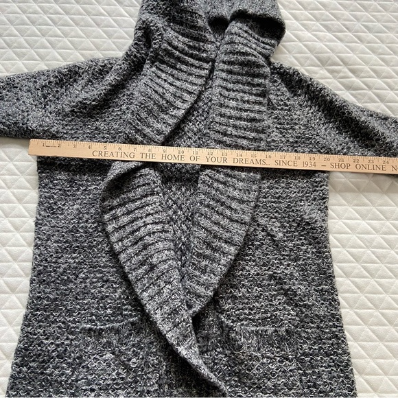 Abercrombie And Ditch Women’s Long Gray Cardigan XS Oversized Y2K Wool Blend - Picture 8 of 12